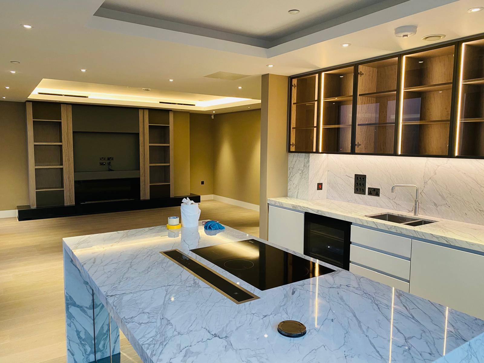ICV Buildings project — luxury kitchen fitout